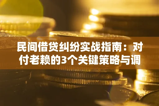 济南民间借贷纠纷实战指南：对付老赖的3个关键策略与调解盲区解析