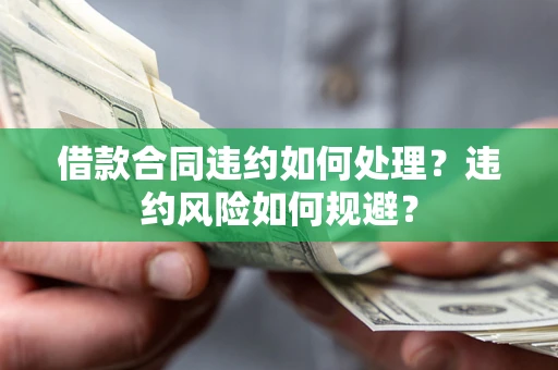 济南借款合同违约如何处理？违约风险如何规避？