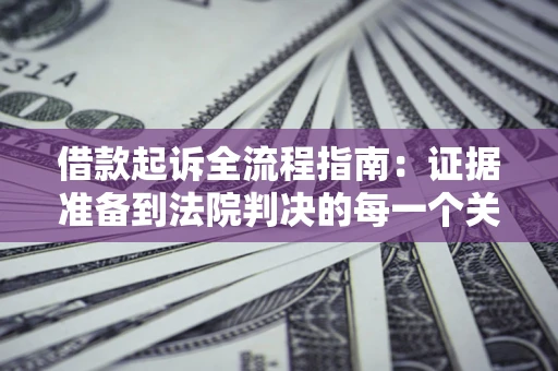 济南借款起诉全流程指南：证据准备到法院判决的每一个关键步骤