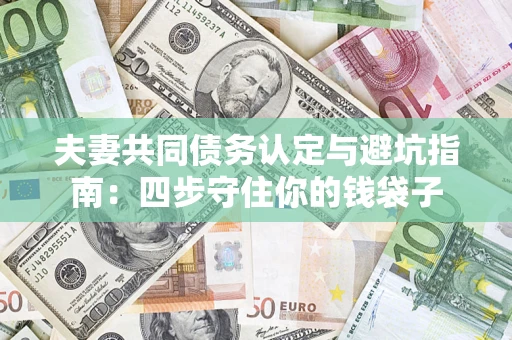 济南夫妻共同债务认定与避坑指南：四步守住你的钱袋子