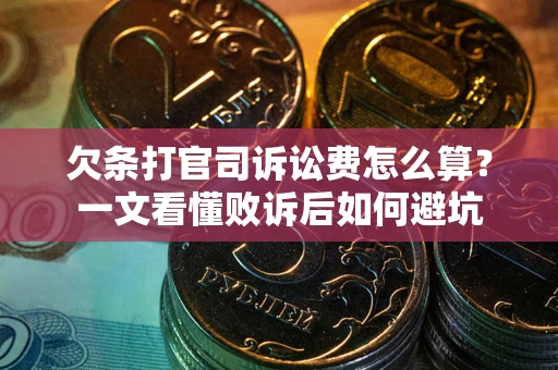 济南欠条打官司诉讼费怎么算？一文看懂败诉后如何避坑