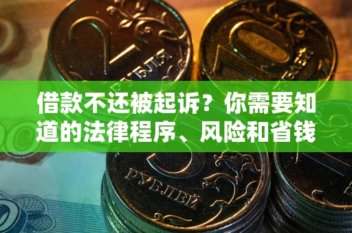 济南借款不还被起诉？你需要知道的法律程序、风险和省钱技巧